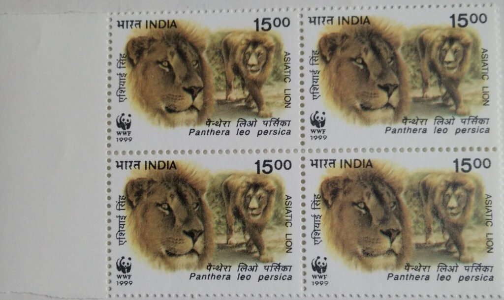 Asiatic Lion Panthera Leo Persica Thematic Rs.3