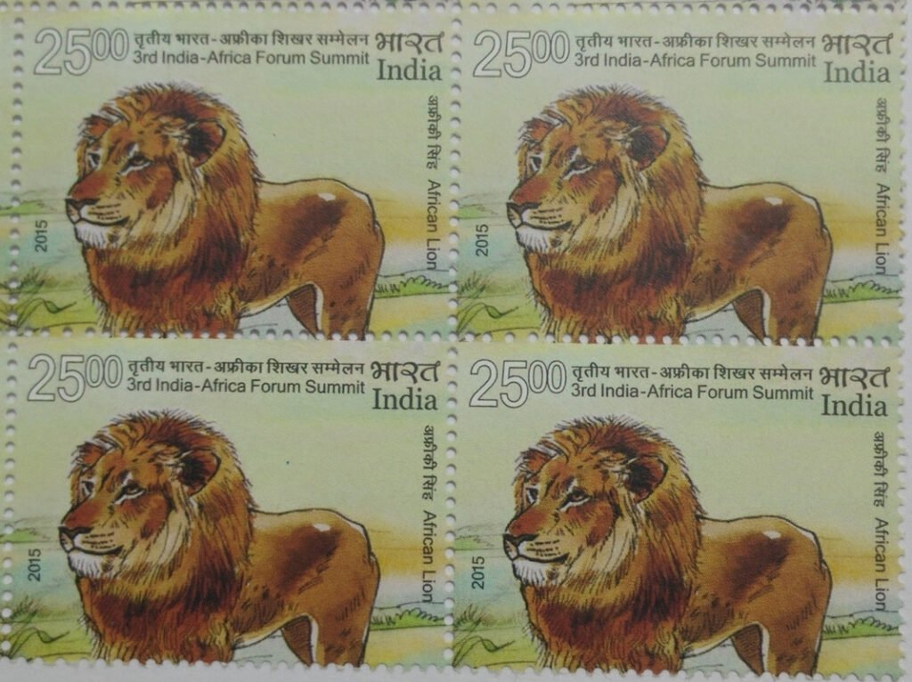 3rd India - Africa Forum Summit Summit, Event, Wild Life, African Lion, Panthera Leo Rs. 5