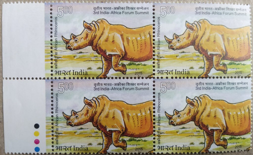 3rd India-Africa Forum Double Horned Rhinoceros