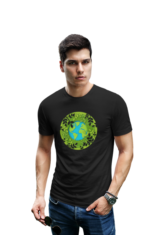 wildlifekart.com Presents Men Cotton Regular Fit T-Shirt | Design : travel the world