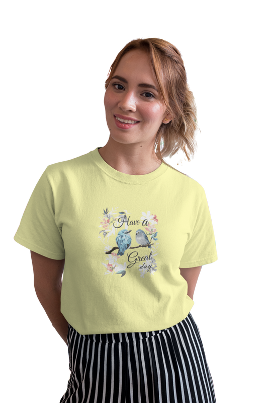 wildlifekart.com Presents Women Cotton Regular Fit T-Shirt | Design : tiger head on black background - Image 2