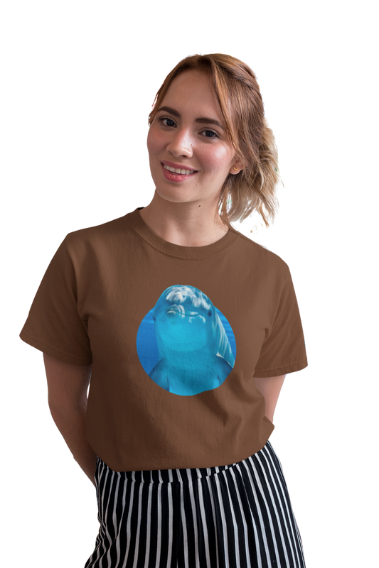 wildlifekart.com Presents Women Cotton Regular Fit T-Shirt | Design : 2 birds have a great day - Image 2