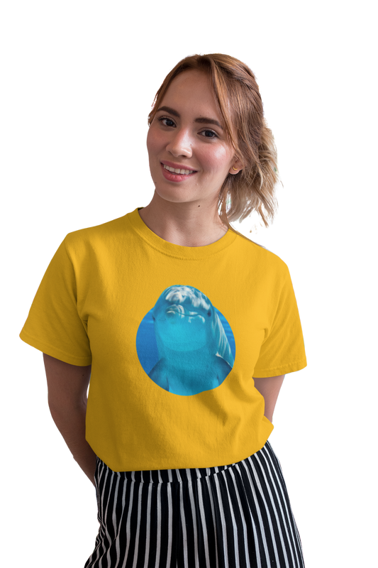 wildlifekart.com Presents Women Cotton Regular Fit T-Shirt | Design : 2 birds have a great day - Image 3
