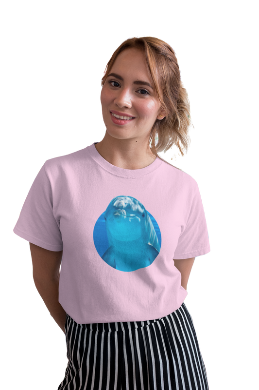 wildlifekart.com Presents Women Cotton Regular Fit T-Shirt | Design : 2 birds have a great day - Image 4