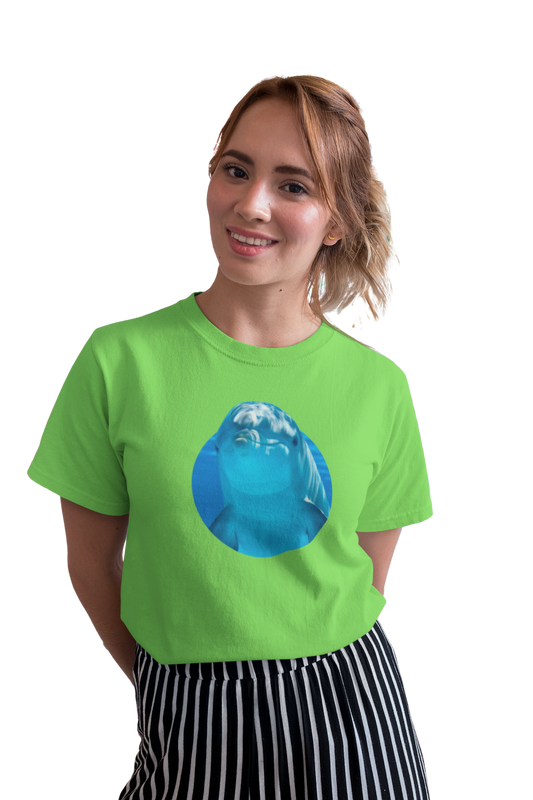 wildlifekart.com Presents Women Cotton Regular Fit T-Shirt | Design : 2 birds have a great day - Image 5
