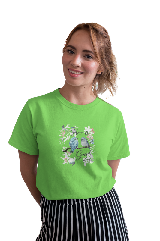 wildlifekart.com Presents Women Cotton Regular Fit T-Shirt | Design : tiger head on black background - Image 6