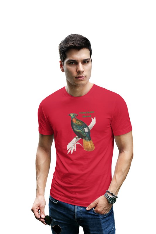 wildlifekart.com Presents Men Cotton Regular Fit T-Shirt | Design : Himalayan Monal - Image 8