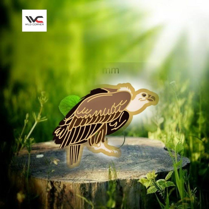 Vulture Lapel Pin by Wildcorner