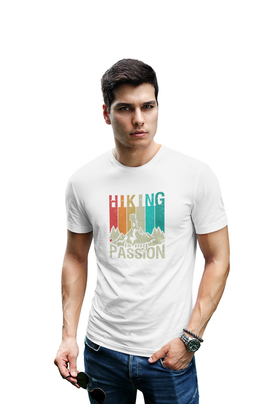 wildlifekart.com Presents Men Cotton Regular Fit T-Shirt | Design : hiking is my passion - Image 13