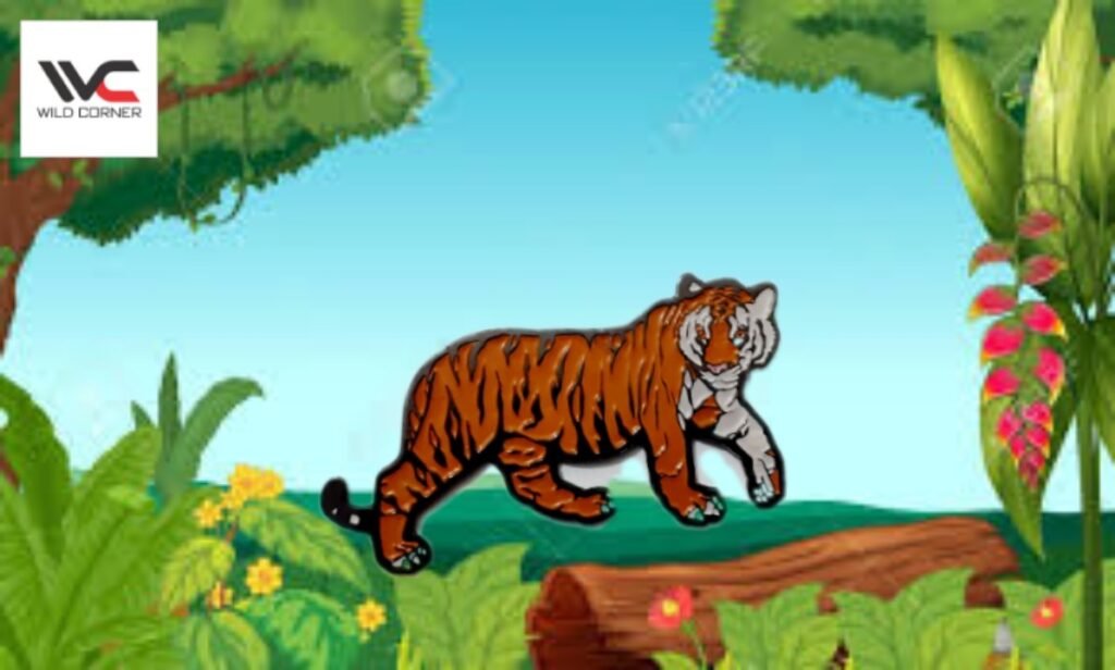Tiger Lapel Pin / Brooche by Wildcorner