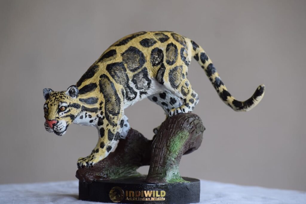Clouded  Leopard Sculpture / Model by Indiwild. 1 of the best sculpture