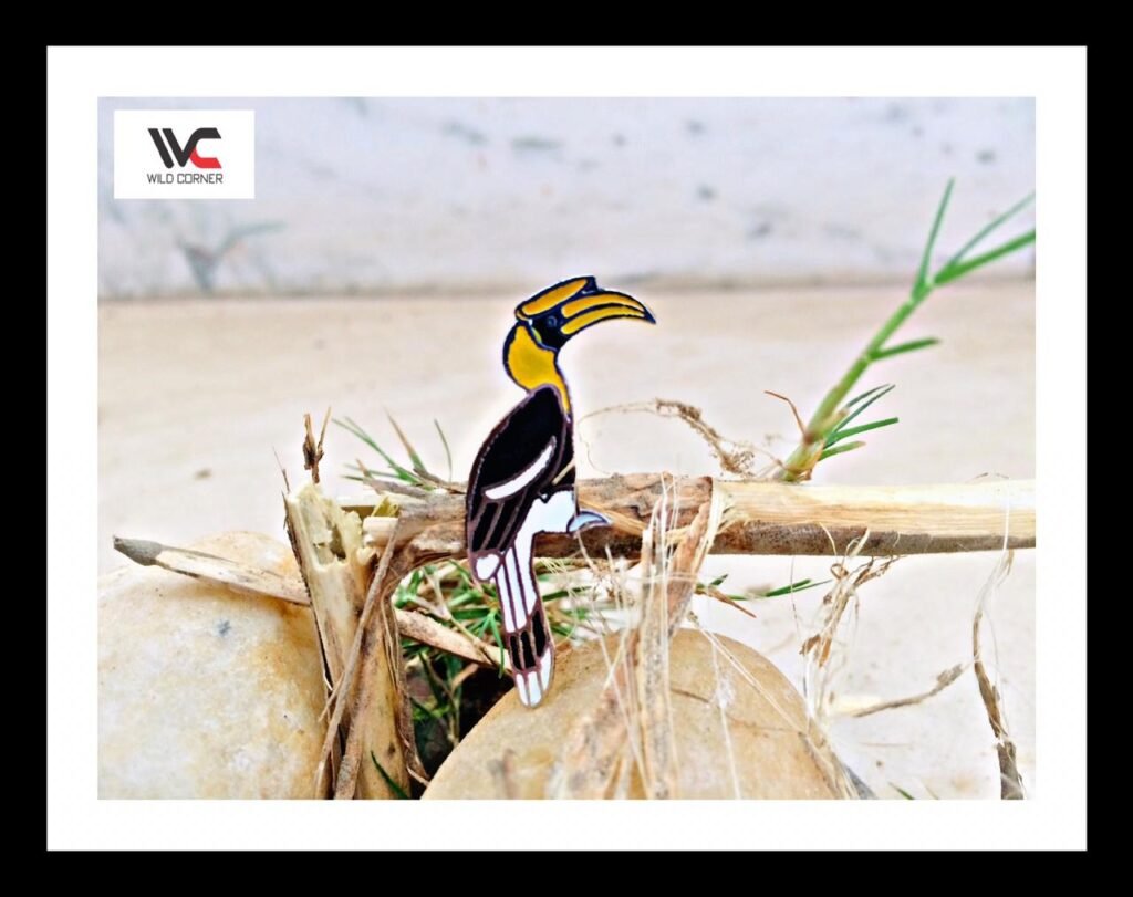 Great Hornbill Lapel Pin by Wildcorner