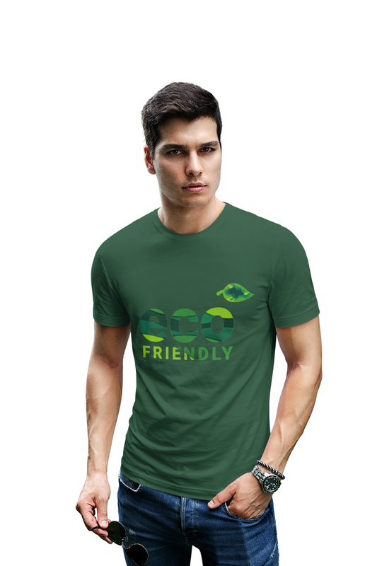 wildlifekart.com Presents Men Cotton Regular Fit T-Shirt | Design : Eco Friendly - Image 4